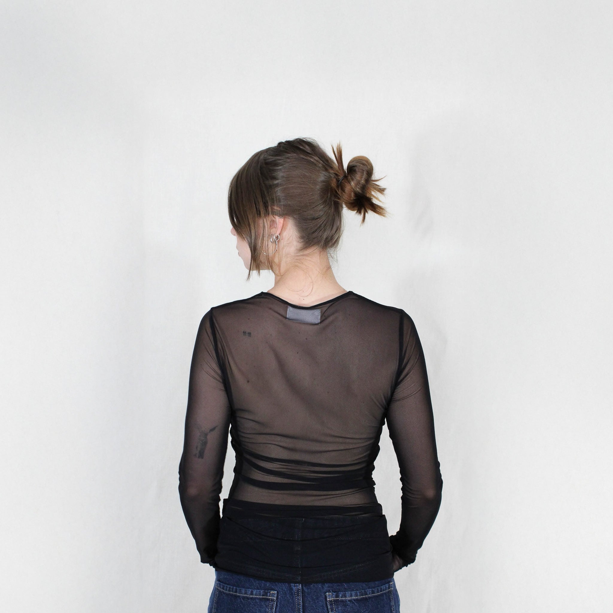 THE BLACK TULLE TOP – Sofia Santini